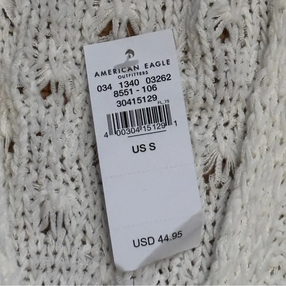 American Eagle Cream Cardigan‎ Sweater - size Small NWT